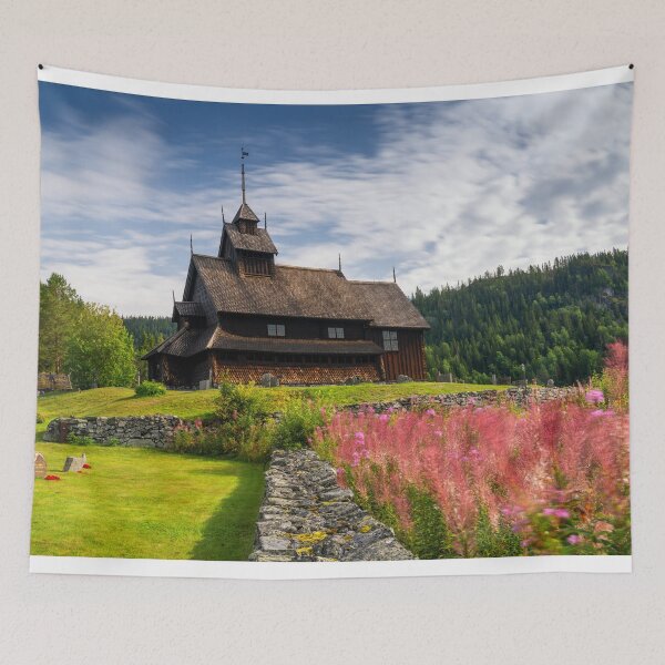 Item preview, Eidsborg Stave Church II designed and sold by DiFigianoPhoto.