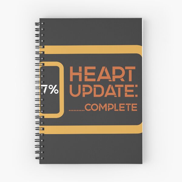 Item preview, Heart Update: 7% Complete | funny Valentine, tech‑love humor, Valentine designed and sold by MeanType.