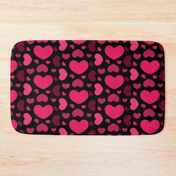 Item preview, Pink colored seamless hearts pattern background designed and sold by SpinklyCreations.