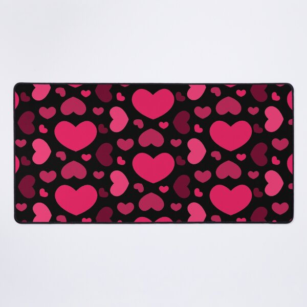 Item preview, Pink colored seamless hearts pattern background designed and sold by SpinklyCreations.