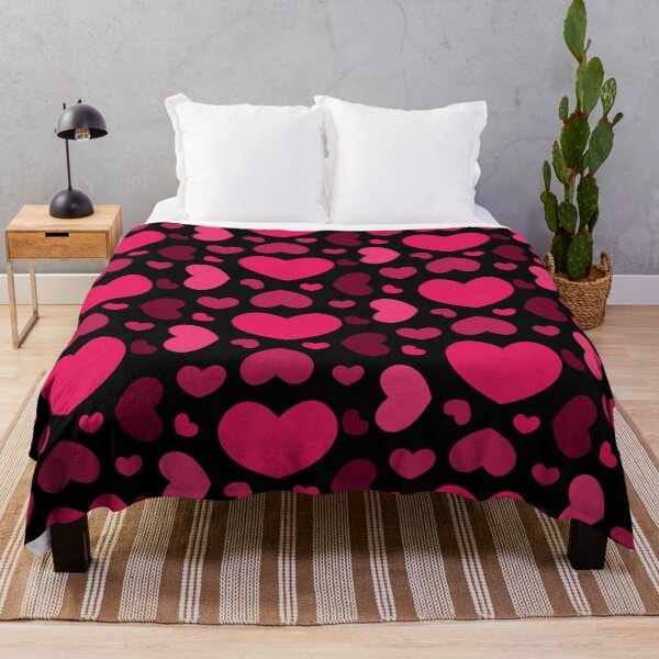 Item preview, Pink colored seamless hearts pattern background designed and sold by SpinklyCreations.