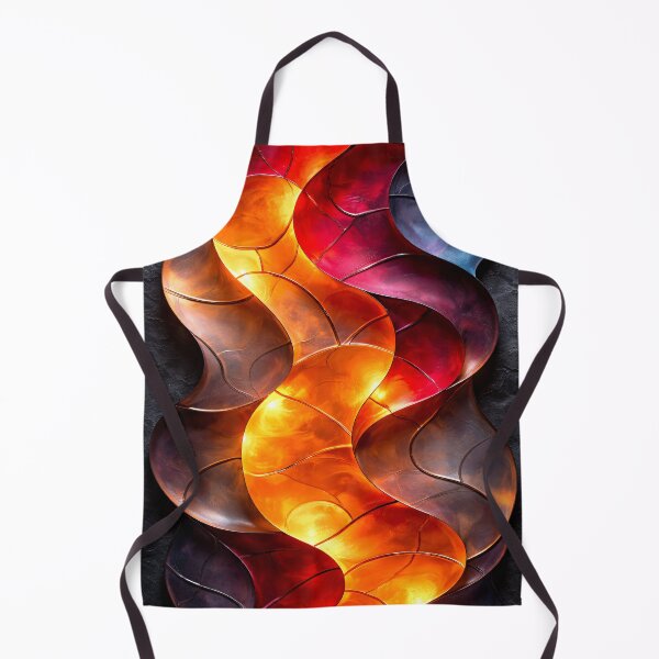 Item preview, Ember Glass Waves designed and sold by Kaleidoscope Print.