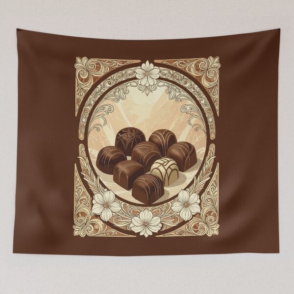 Item preview, Assorted Bonbons Illustration Art Nouveau Style designed and sold by taiche.
