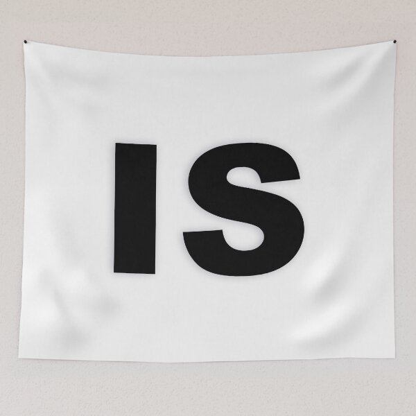 Item preview, IS — Black Minimal Bold Type Statement designed and sold by WORDPAUSE.