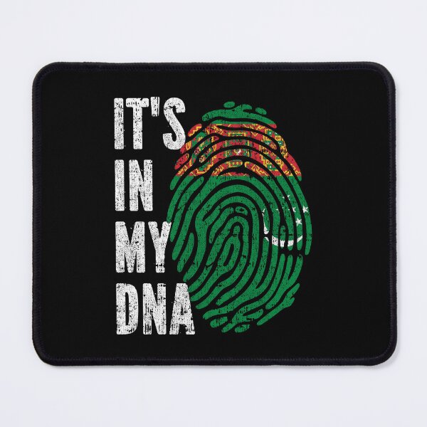 Item preview, IT'S IN MY DNA Turkmenistan Flag Roots designed and sold by CosmoKitsch.
