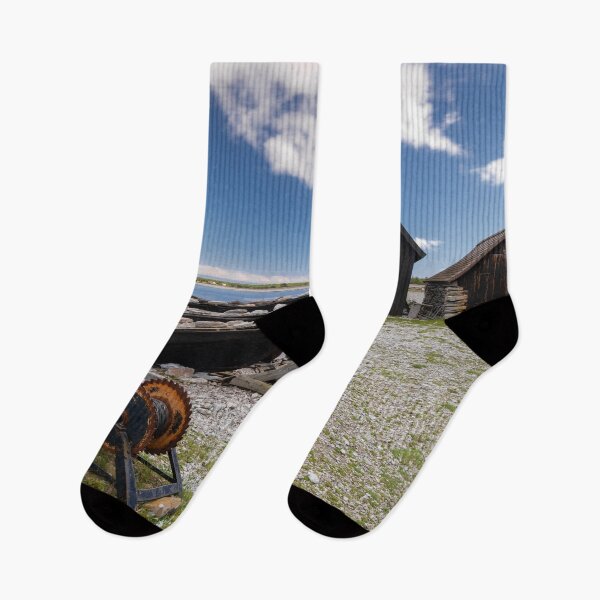 Item preview, Helgumannen Fishing Village designed and sold by DiFigianoPhoto.