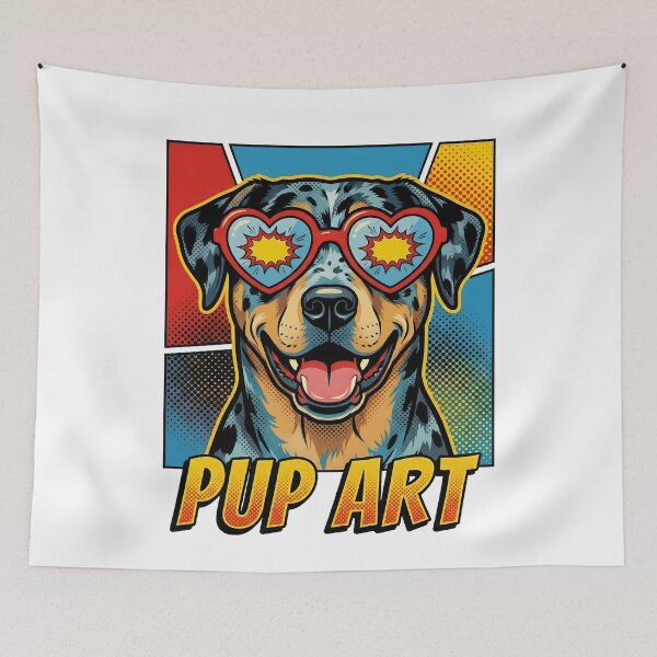 Item preview, Pop Art Catahoula Leopard Dog Retro Dog designed and sold by k3rstman1.