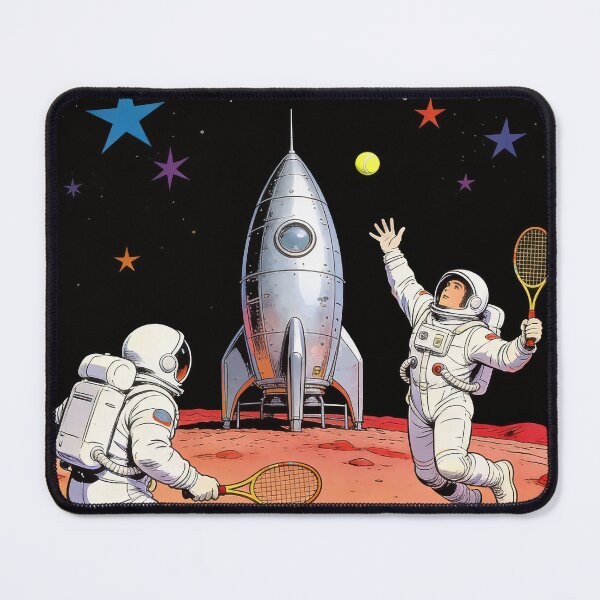 Item preview, Tennis on a red Planet designed and sold by Andy Gambino Art.