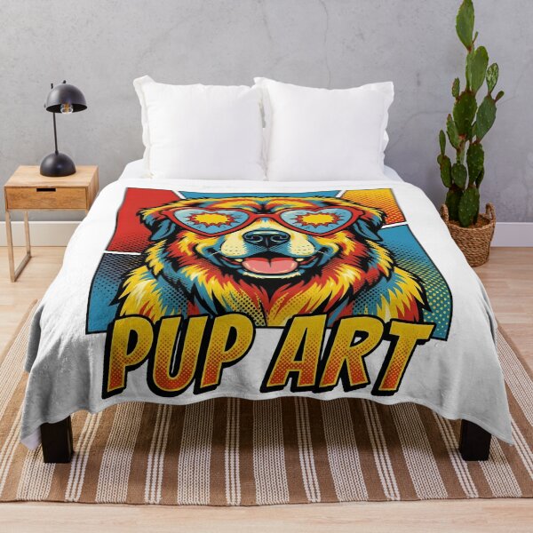 Item preview, Pop Art Caucasian Shepherd Dog Retro Dog designed and sold by k3rstman1.