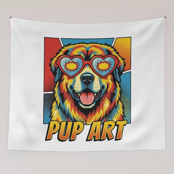 Item preview, Pop Art Caucasian Shepherd Dog Retro Dog designed and sold by k3rstman1.
