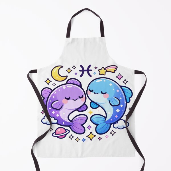 Item preview, Cute Kawaii Pisces Zodiac Celestial Dream Fish designed and sold by Silentbow.