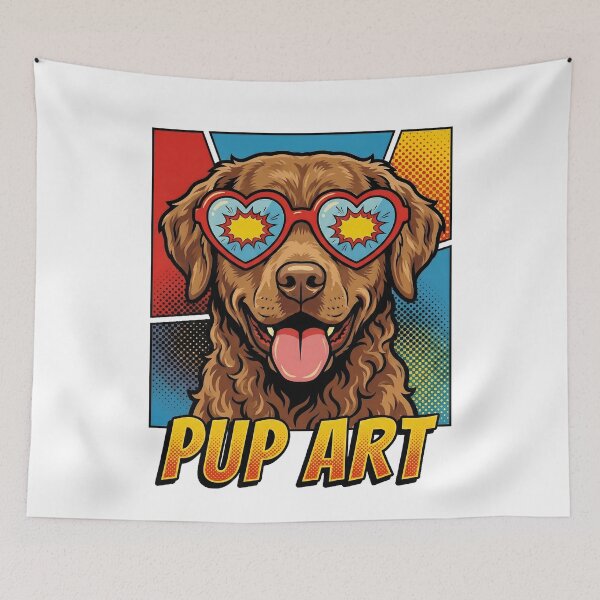 Item preview, Pop Art Chesapeake Bay Retriever Retro Dog designed and sold by k3rstman1.