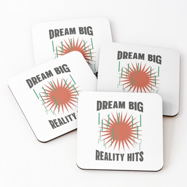 Item preview, Dream Big / Reality Hits designed and sold by Drawings Project.