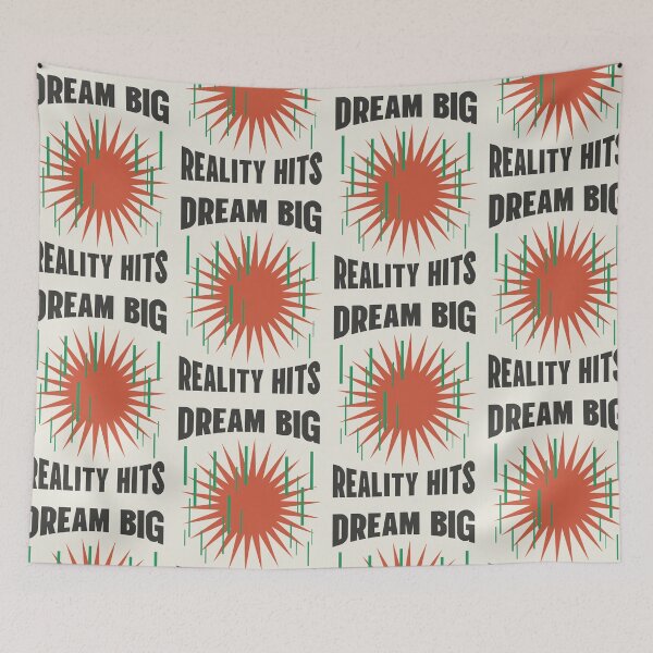 Item preview, Dream Big / Reality Hits designed and sold by Drawings Project.