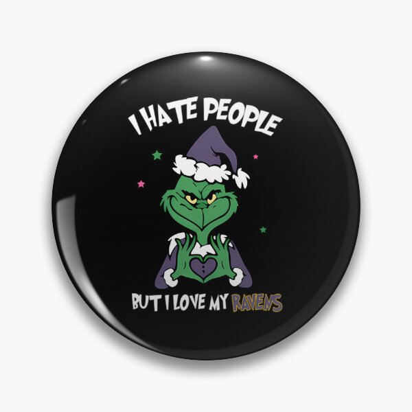 Item preview, Grinch Baltimore Ravens Funny Christmas Football F designed and sold by Shay2368.