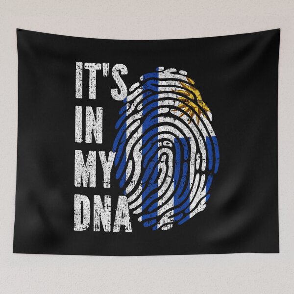 Item preview, IT'S IN MY DNA Uruguay Flag Roots designed and sold by CosmoKitsch.