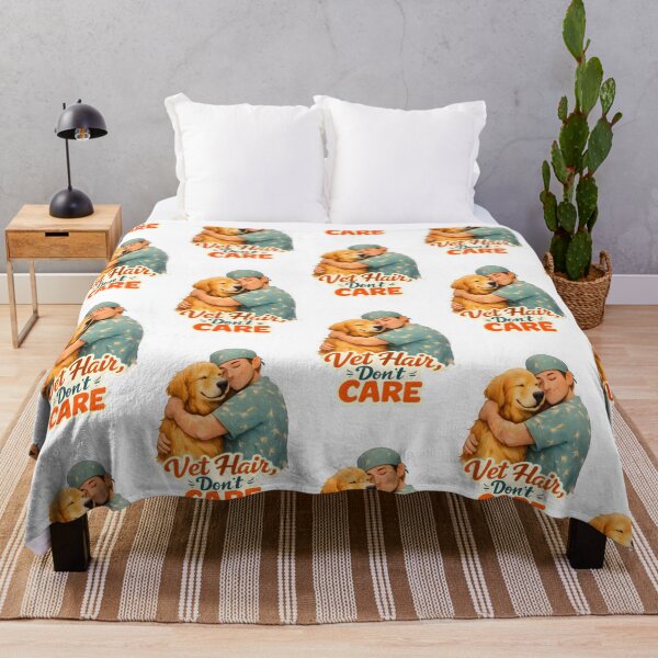 Item preview, Vet Hair, Don’t Care – Funny Veterinarian Dog Lover Design designed and sold by Bettybee00.