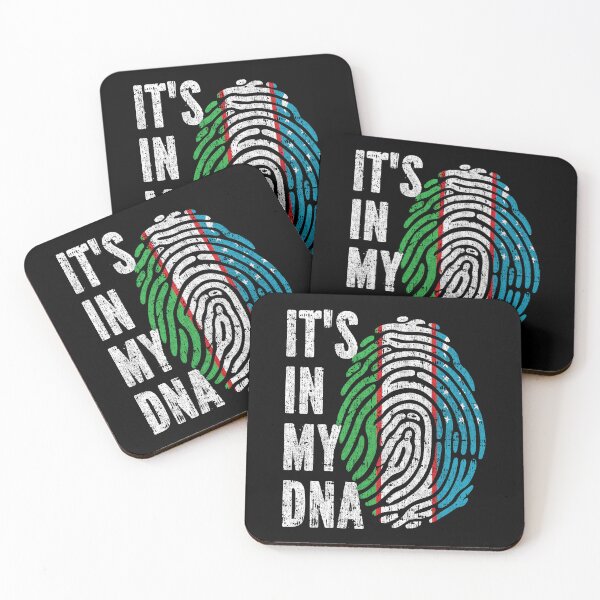 Item preview,  IT'S IN MY DNA Uzbekistan Flag Roots designed and sold by CosmoKitsch.