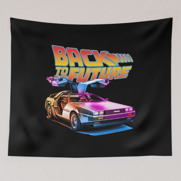 Item preview, Delorean Back To The Future Synthwave Colors designed and sold by Shay2368.
