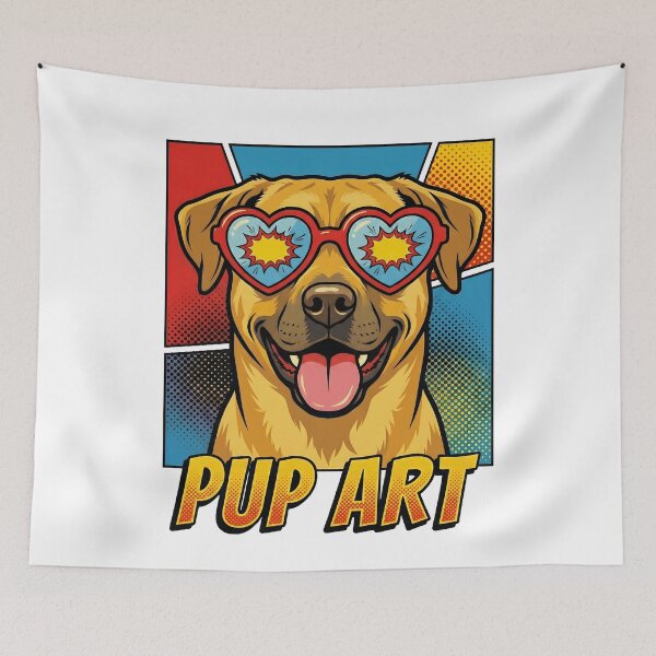 Item preview, Pop Art Chinook Retro Dog designed and sold by k3rstman1.