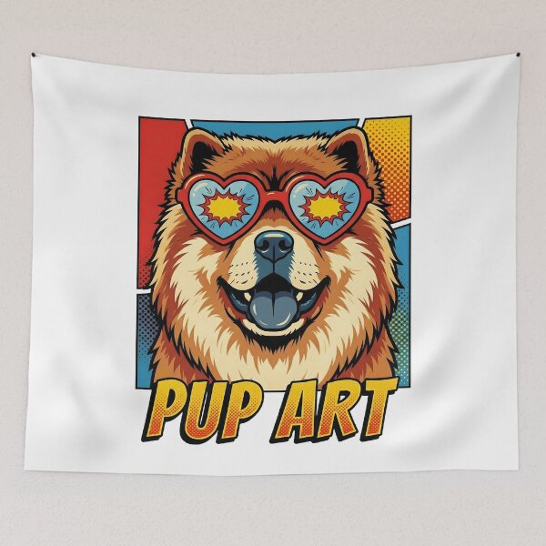 Item preview, Pop Art Chow Chow Retro Dog designed and sold by k3rstman1.