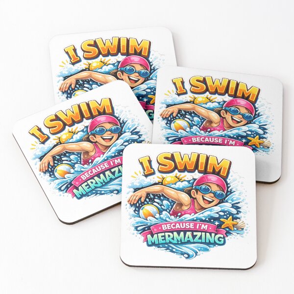 Item preview, Funny Swimming Design For Confident Water Loving Women designed and sold by Tender Flower Clothing.