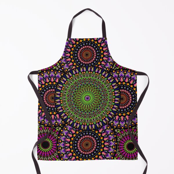Item preview, Psychedelic Sacred Geometry Mandala – Neon Trippy Festival Art. designed and sold by simpleyetcanva.