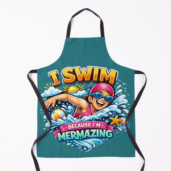Item preview, Funny Swimming Design For Confident Water Loving Women designed and sold by Tender Flower Clothing.