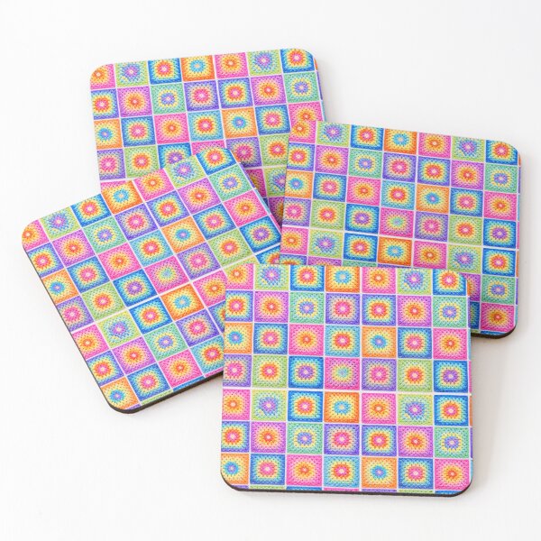 Item preview, Colorful Crochet Granny Squares designed and sold by trieschman.