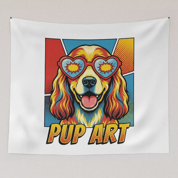 Item preview, Pop Art Cocker Spaniel Retro Dog designed and sold by k3rstman1.