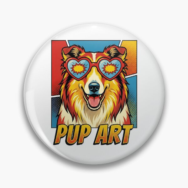 Item preview, Pop Art Collie Retro Dog designed and sold by k3rstman1.