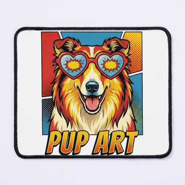Item preview, Pop Art Collie Retro Dog designed and sold by k3rstman1.