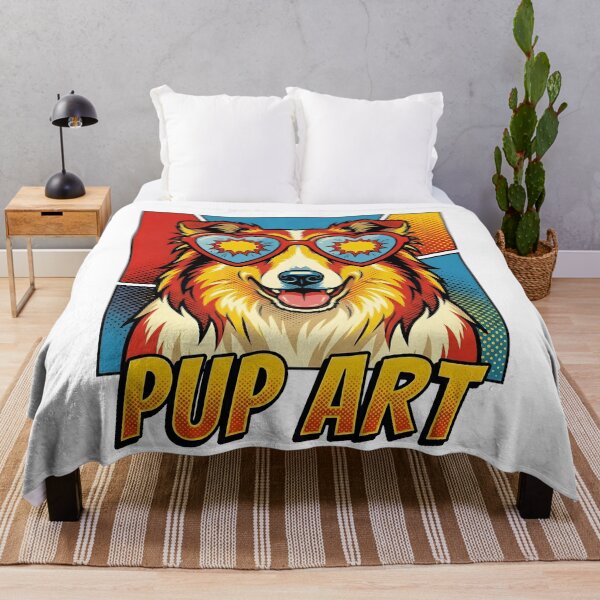 Item preview, Pop Art Collie Retro Dog designed and sold by k3rstman1.