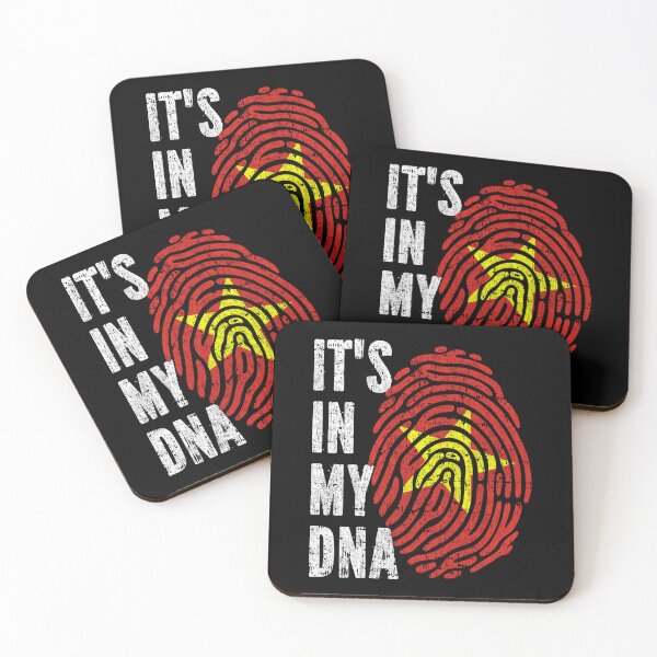 Item preview, IT'S IN MY DNA Vietnam Flag Roots designed and sold by CosmoKitsch.