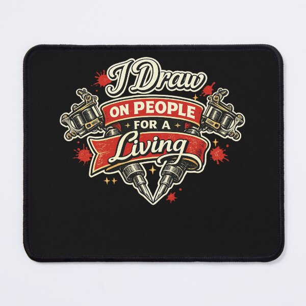 Item preview, I Draw on People for a Living — Funny Tattoo Artist Shirt designed and sold by Laughprints.