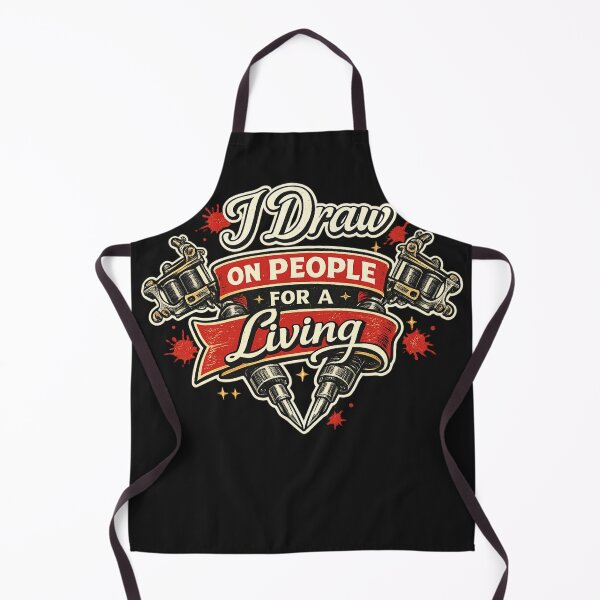 Item preview, I Draw on People for a Living — Funny Tattoo Artist Shirt designed and sold by Laughprints.