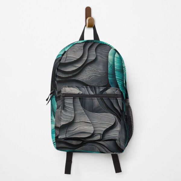 Item preview, Teal Canyon Flow designed and sold by Kaleidoscope Print.