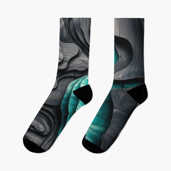 Item preview, Teal Canyon Flow designed and sold by Kaleidoscope Print.