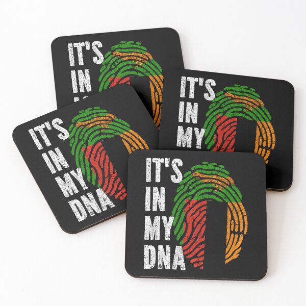 Item preview, IT'S IN MY DNA Zambia Flag Roots designed and sold by CosmoKitsch.