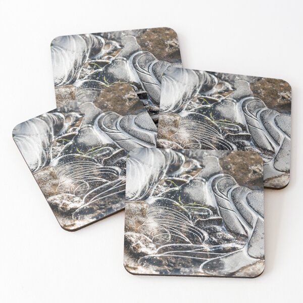 Item preview, Natural Geometry: Frozen Winter Ripples designed and sold by VistaPainterArt.