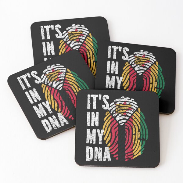 Item preview, IT'S IN MY DNA Zimbabwe Flag Roots designed and sold by CosmoKitsch.