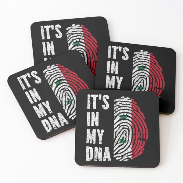 Item preview, IT'S IN MY DNA Syria Flag Roots designed and sold by CosmoKitsch.