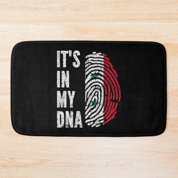 Item preview, IT'S IN MY DNA Syria Flag Roots designed and sold by CosmoKitsch.