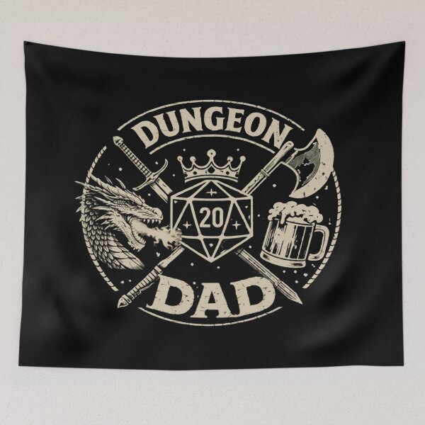 Item preview, DND DAD, DUNGEON Dad, Dnd fathers day, D&D dad designed and sold by DungeonAtelier.