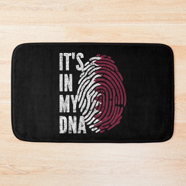 Item preview, IT'S IN MY DNA Qatar Flag Roots designed and sold by CosmoKitsch.
