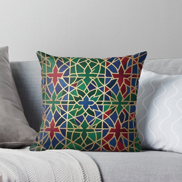 Item preview, Royal Moorish Mosaic - Emerald & Antique Gold designed and sold by Thompika.