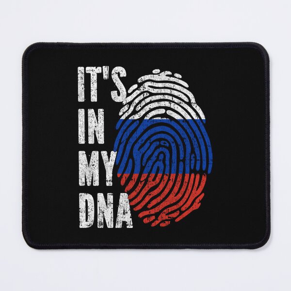 Item preview, IT'S IN MY DNA Russian Flag Roots designed and sold by CosmoKitsch.