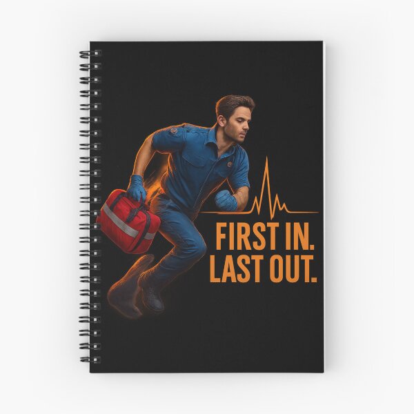 Item preview, First In. Last Out - Paramedic Rescue Art designed and sold by MKreative Studio.