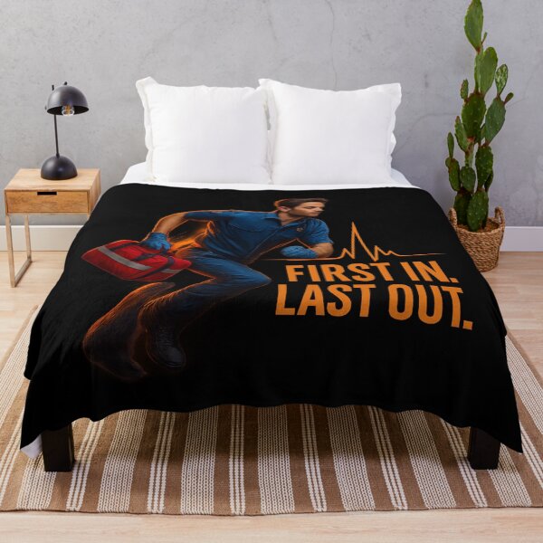 Item preview, First In. Last Out - Paramedic Rescue Art designed and sold by MKreative Studio.
