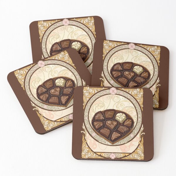Item preview, Bonbons Illustration Art Nouveau Style designed and sold by taiche.